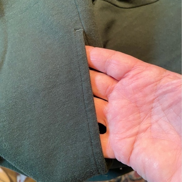 Lush two-tone tunic dress from Purejill size medium petite—warm, and snuggly. - Picture 3 of 10